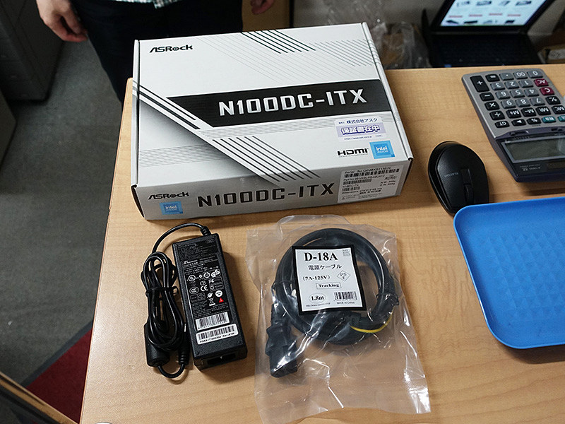 Intel N100搭載のファンレスMini-ITXマザー「N100DC-ITX」に電源