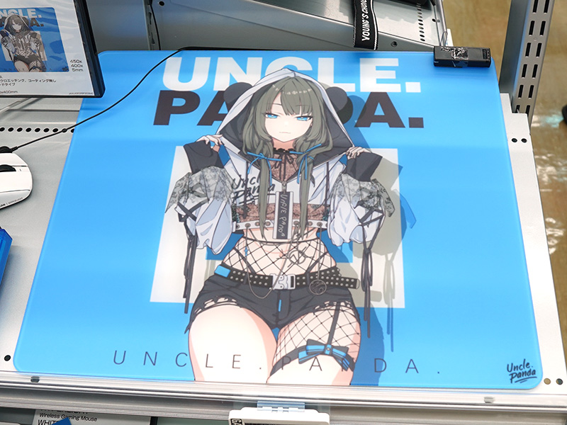 Uncle Pandaのガラス製ゲーミングマウスパッド「Blue」 - AKIBA PC