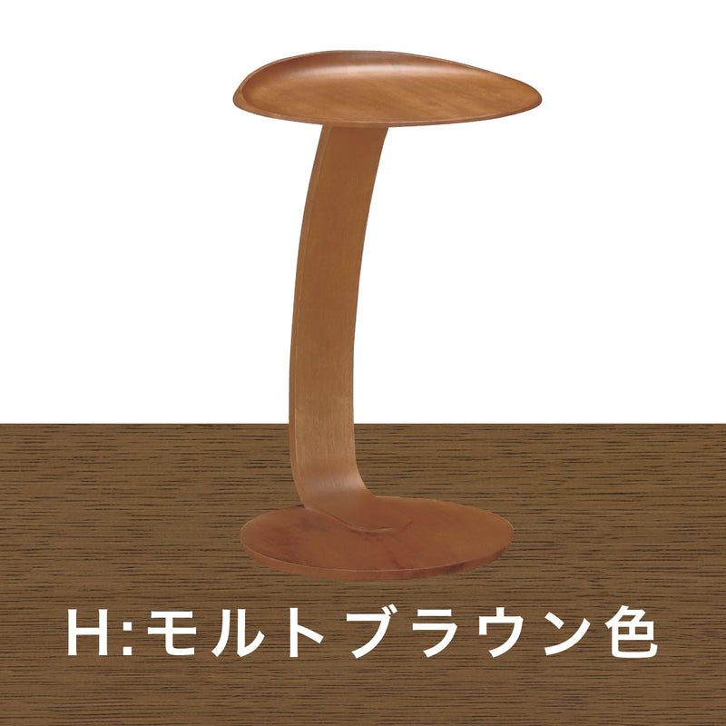 カリモク サイドテーブル TU0102／000 高さ66cm オーク材 省スペース