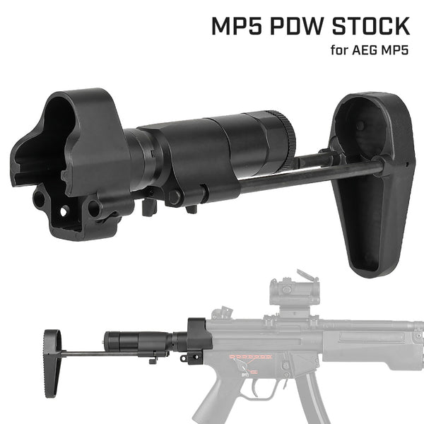 ARMY FORCE 製 】電動ガン MP5シリーズ 対応 PDWストック 伸縮式