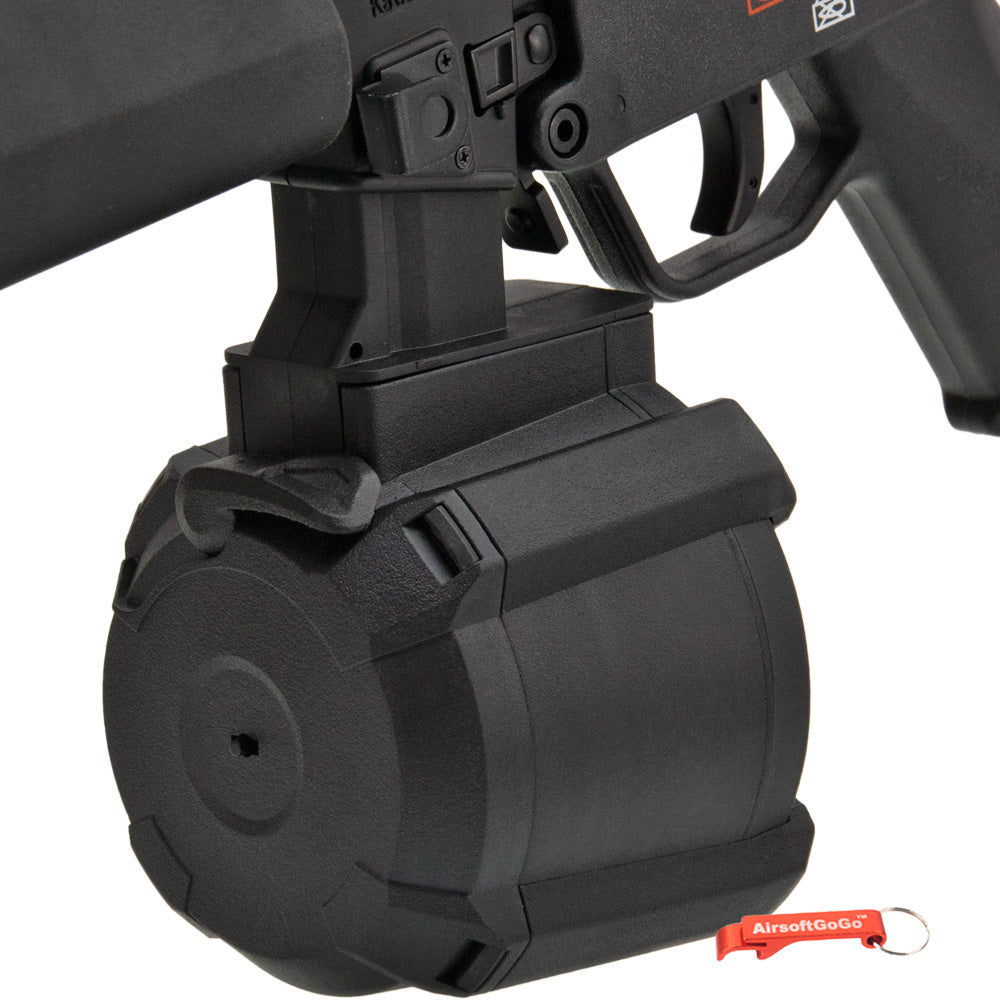 電動ガンMP5用 Battleaxe 1000連 電動給弾式ドラムマガジン ブラック