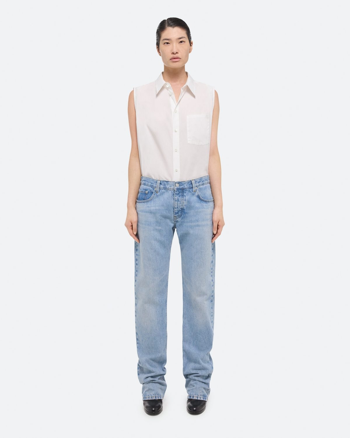 Helmut Lang Low-Rise Straight Jeans | HELMUTLANG.COM