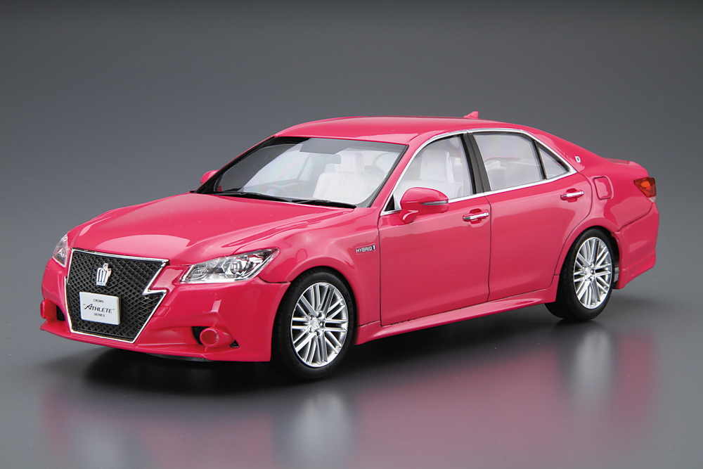 1/24 トヨタ AWS210 クラウン アスリートG '13 （ピンク） - AOSHIMA