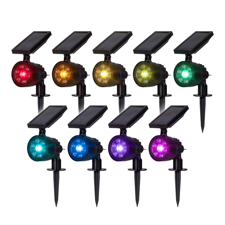 ハイパワーLED ソーラーアップライト カラーズ /A: ライト