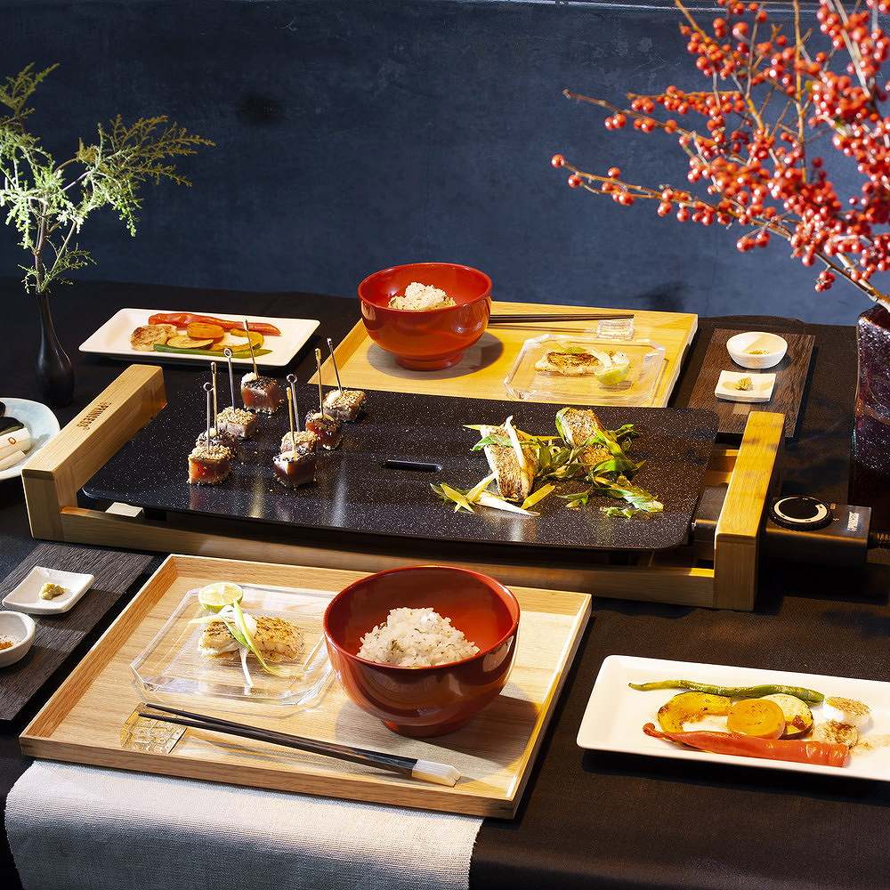 プリンセス PRINCESS Table Grill Stone ホットプレート（ブラック