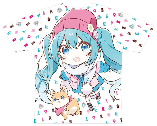 初音ミク×AOZORAGEAR フルグラフィックTシャツ（SD頭身ver
