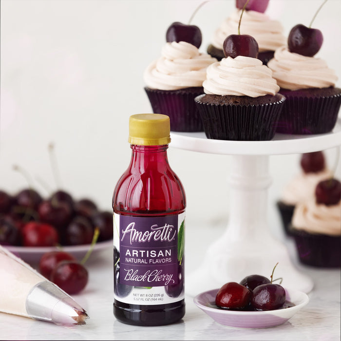 Natural Black Cherry Artisan Flavor — Amoretti