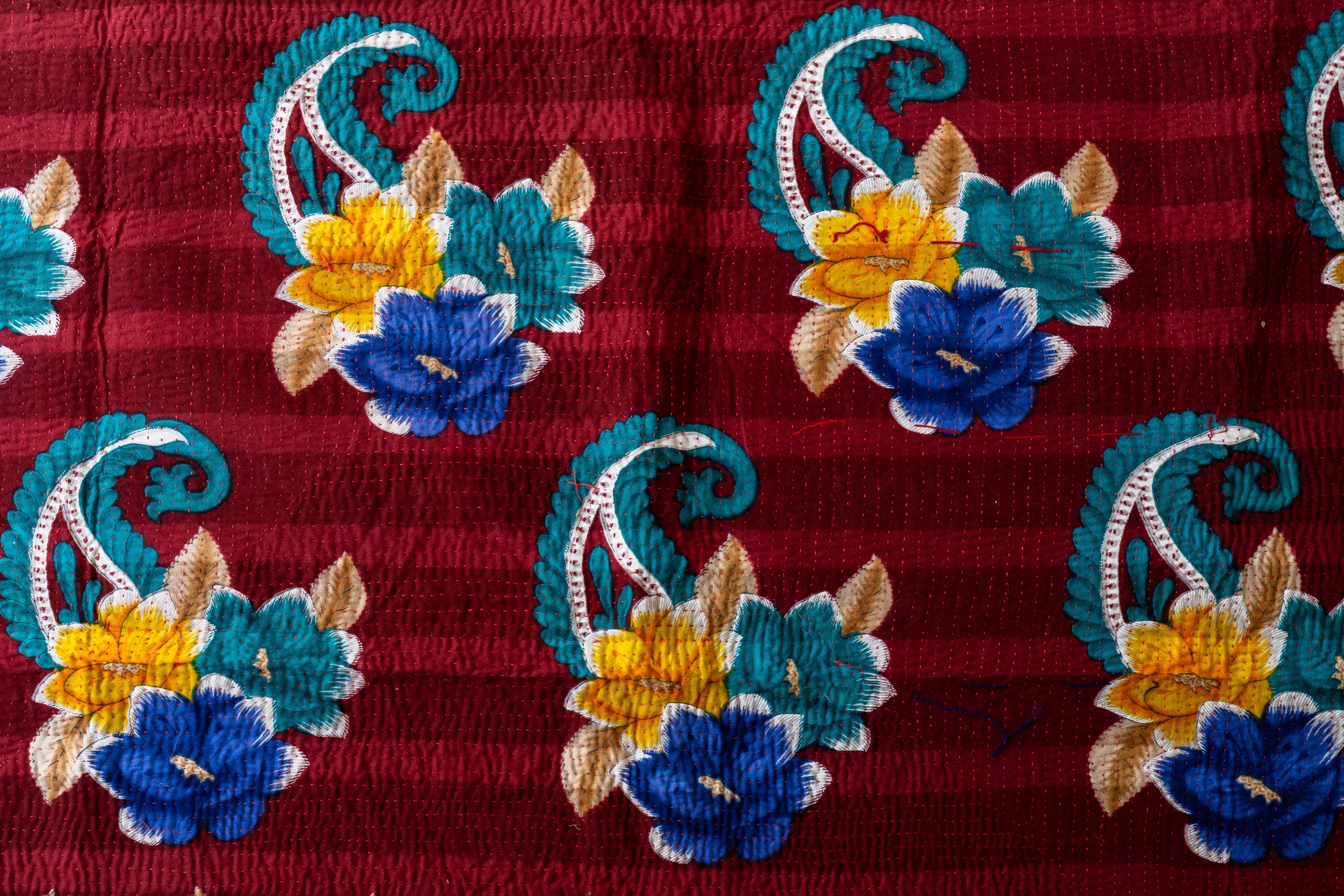 インド産 カンタキルト・ラリーキルト】ヴィンテージラグ専門店 amaleh