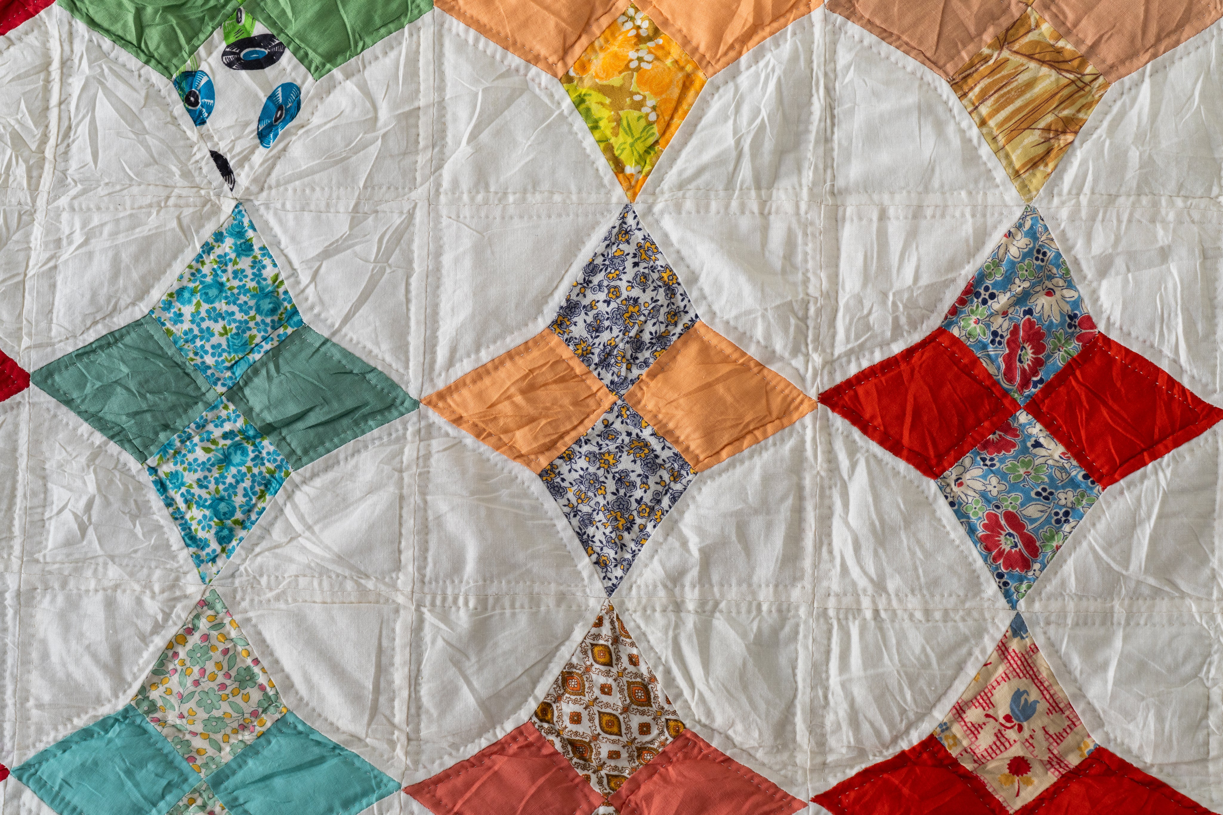 U.S.ヴィンテージ-アメリカンキルト・パッチワークキルト