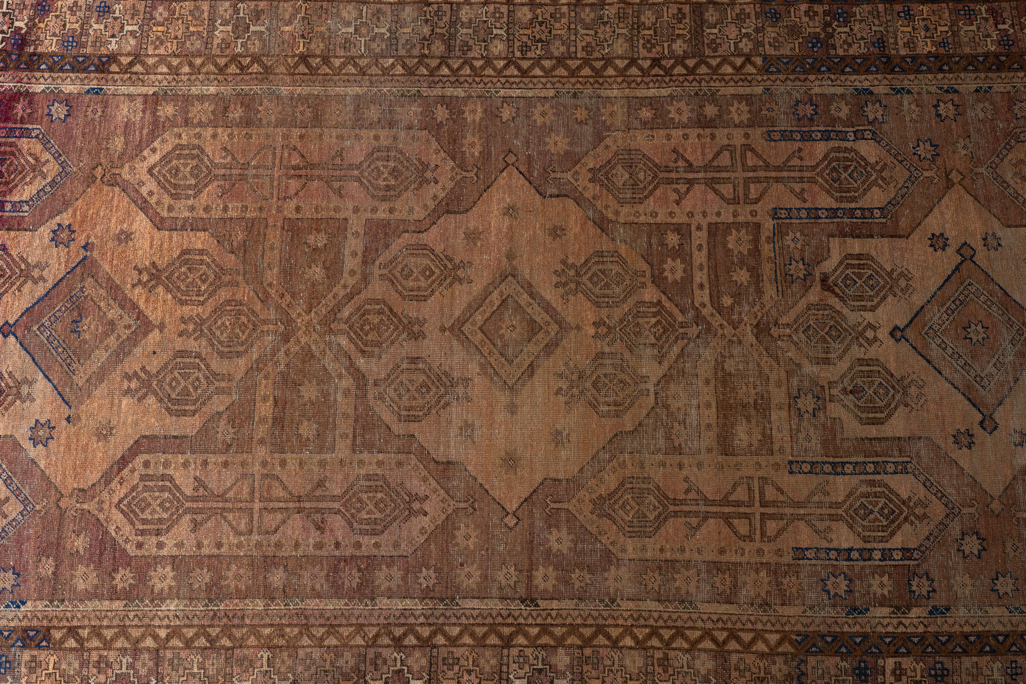 イラン産 1940年代 トライバルラグ】ペルシャ絨毯-ヴィンテージラグ