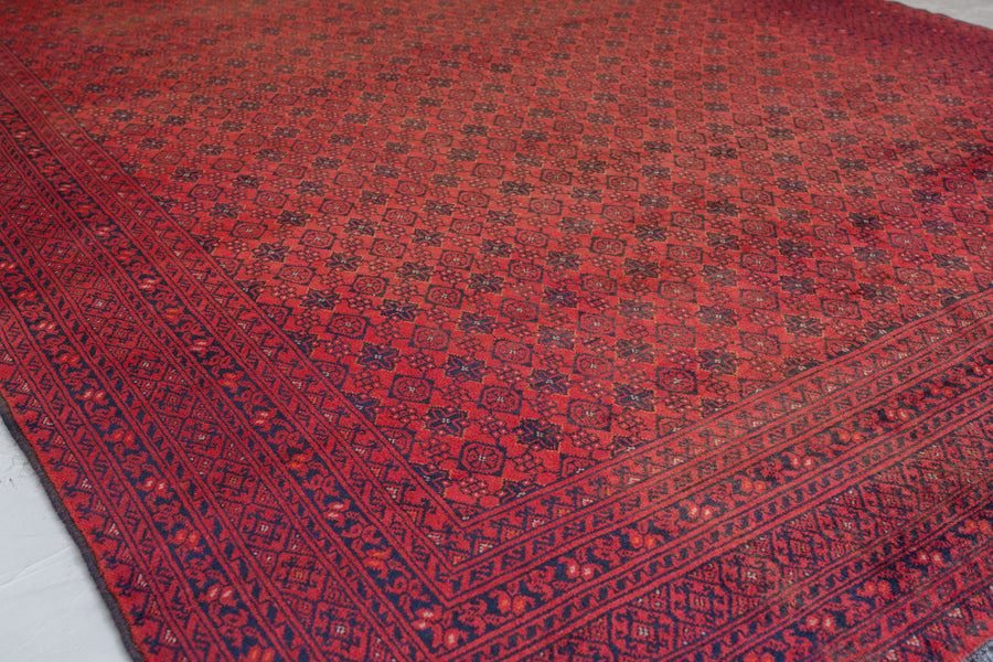 アフガニスタン産 1980年代 ヴィンテージラグ】トルクメンラグ