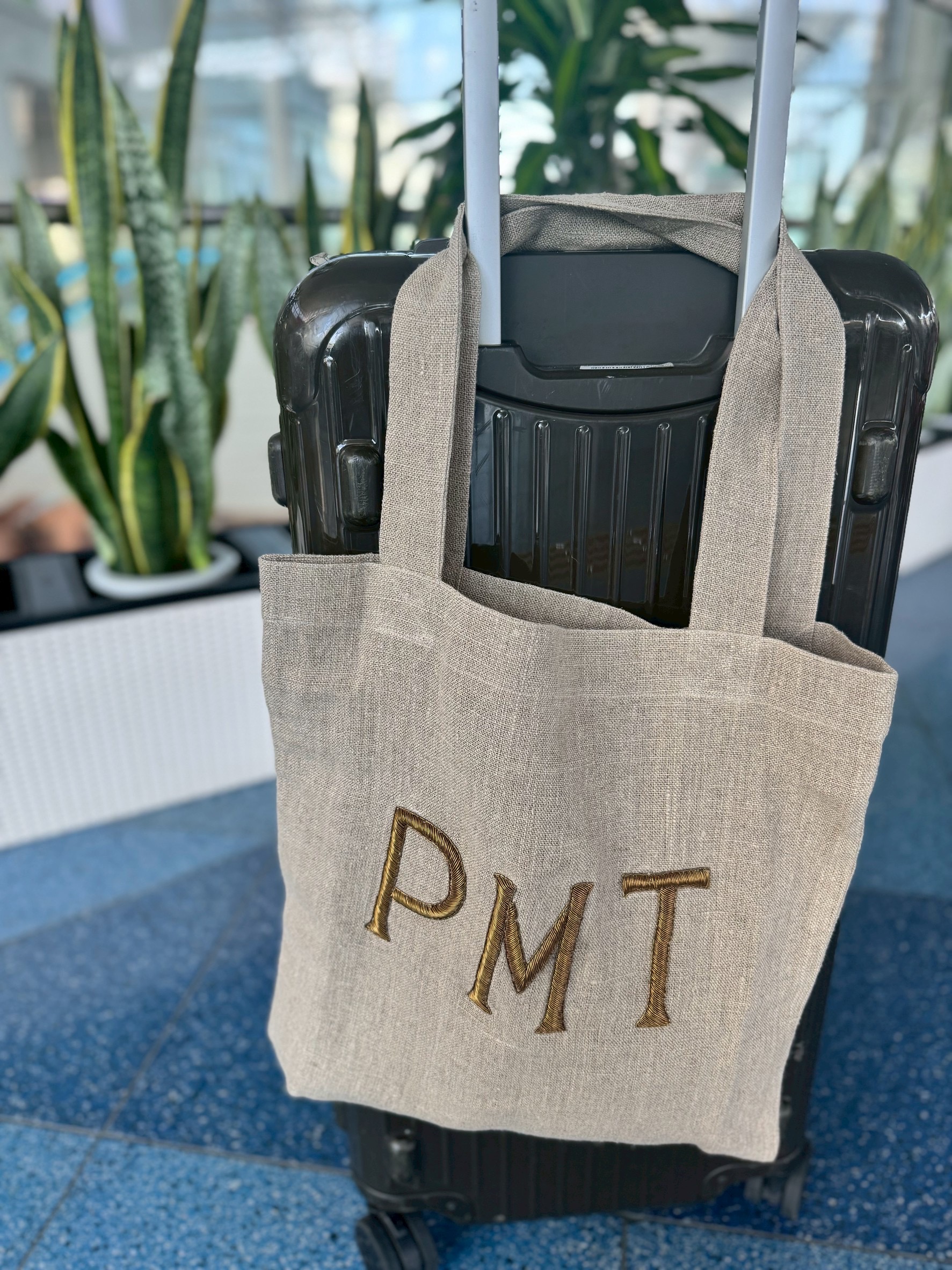 大草直子のこれ、すごっ】ピモンテのロゴ入り、リネンエコバッグ｜大草