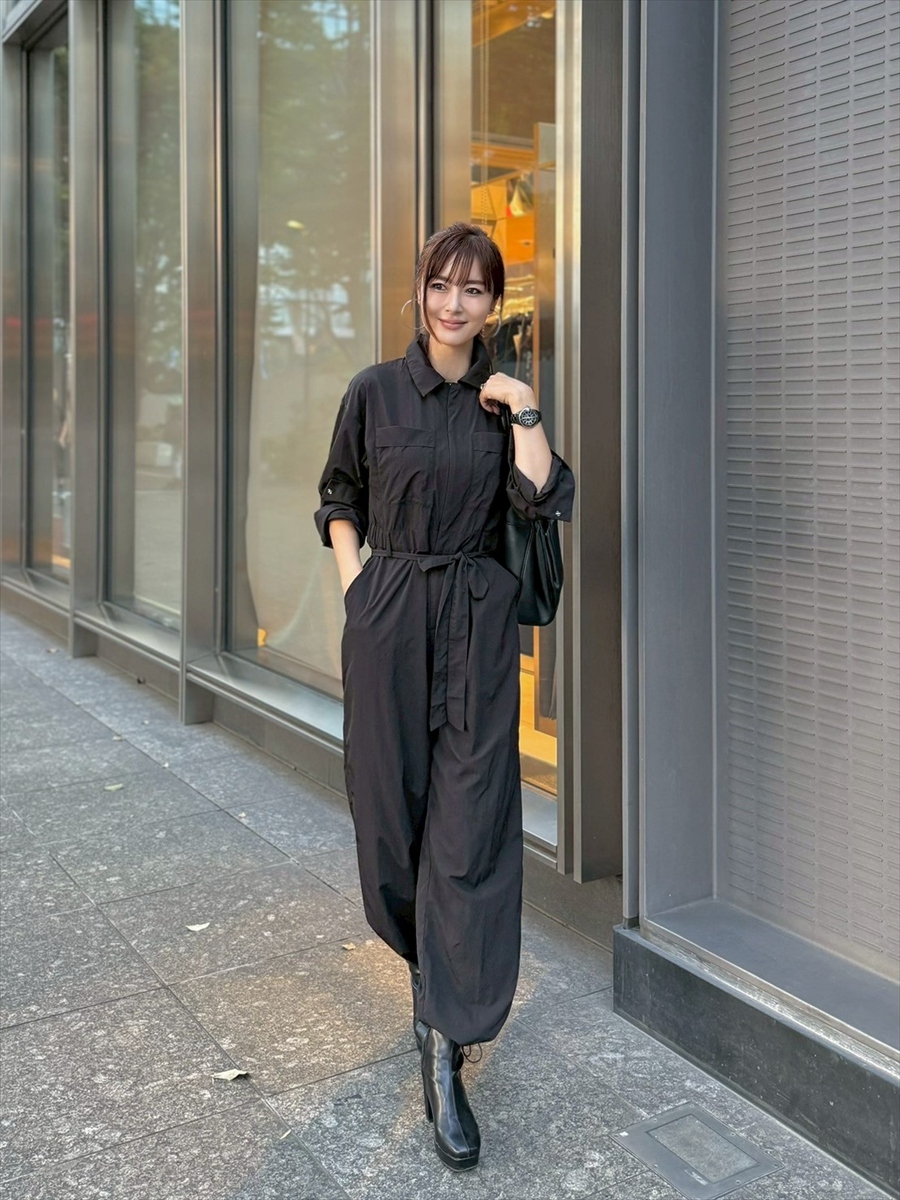 Shihoセレクト】ベルト付きジャンプスーツ Day and Grade