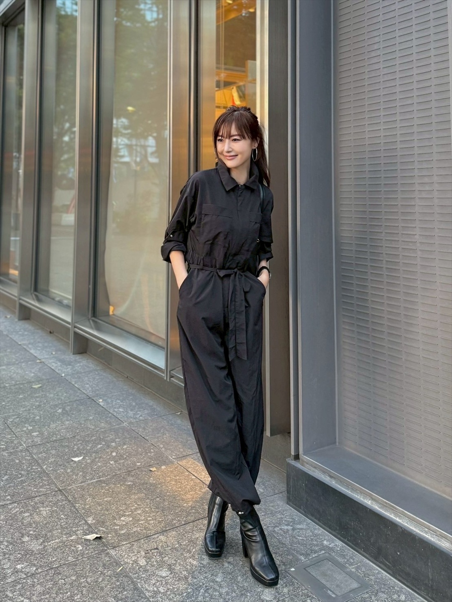 Shihoセレクト】ベルト付きジャンプスーツ Day and Grade