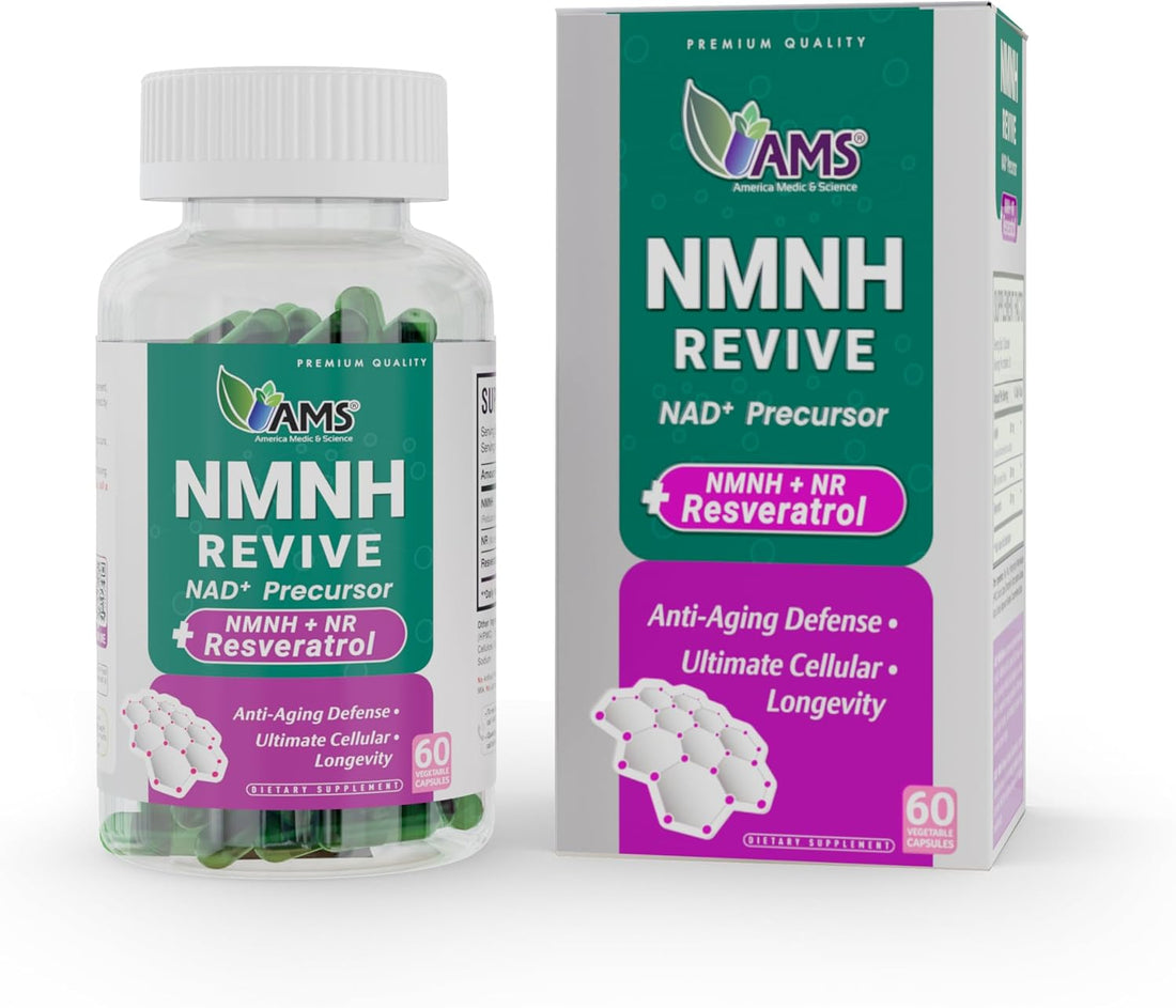 AMS® NMNH Revive NAD+ Supplement for Cellular Health and Healthy