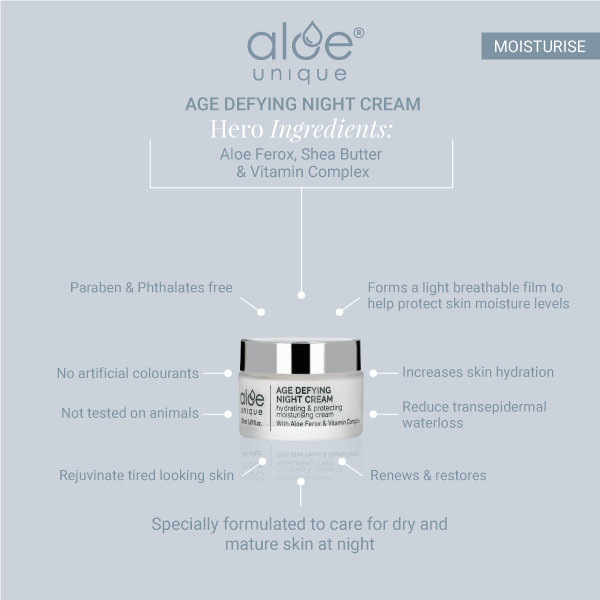 Night Cream South Africa | Paraben & Cruelty Free - Aloe Unique