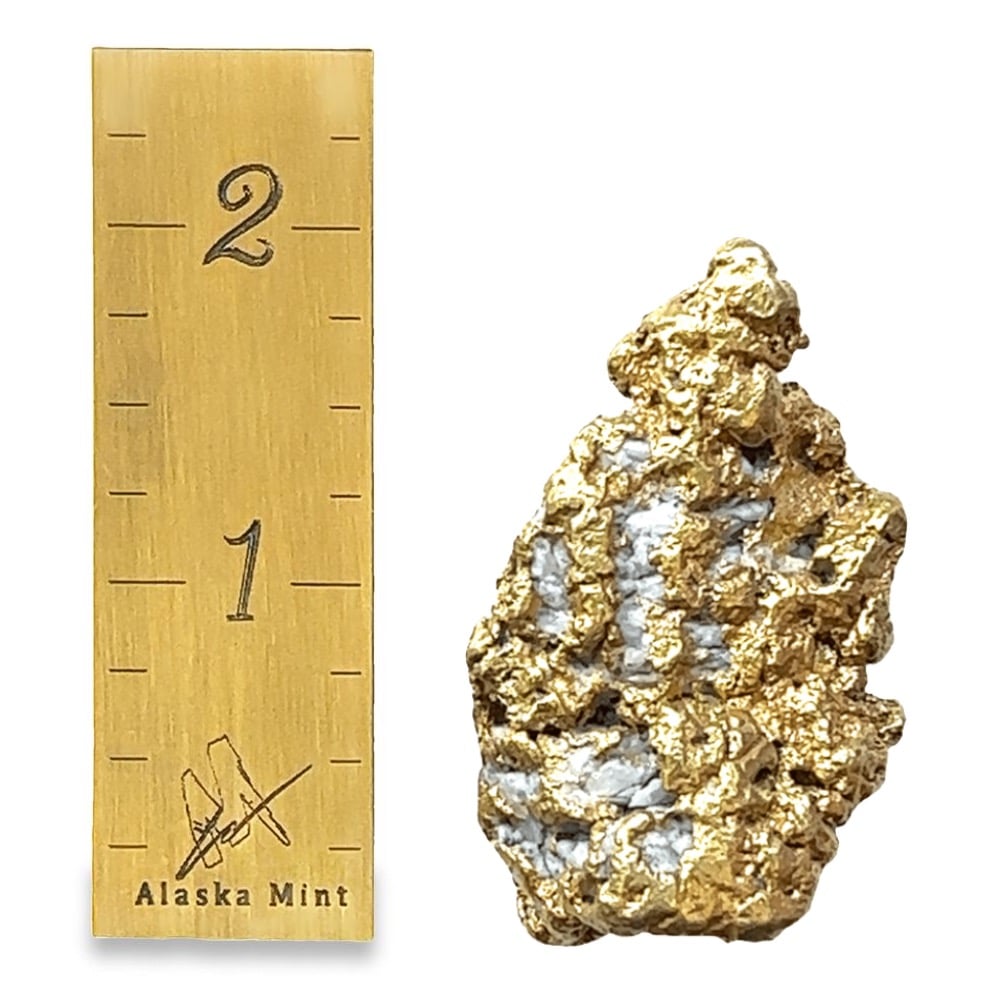 101.0 Gram Natural Gold Nugget from Atlin, British Columbia