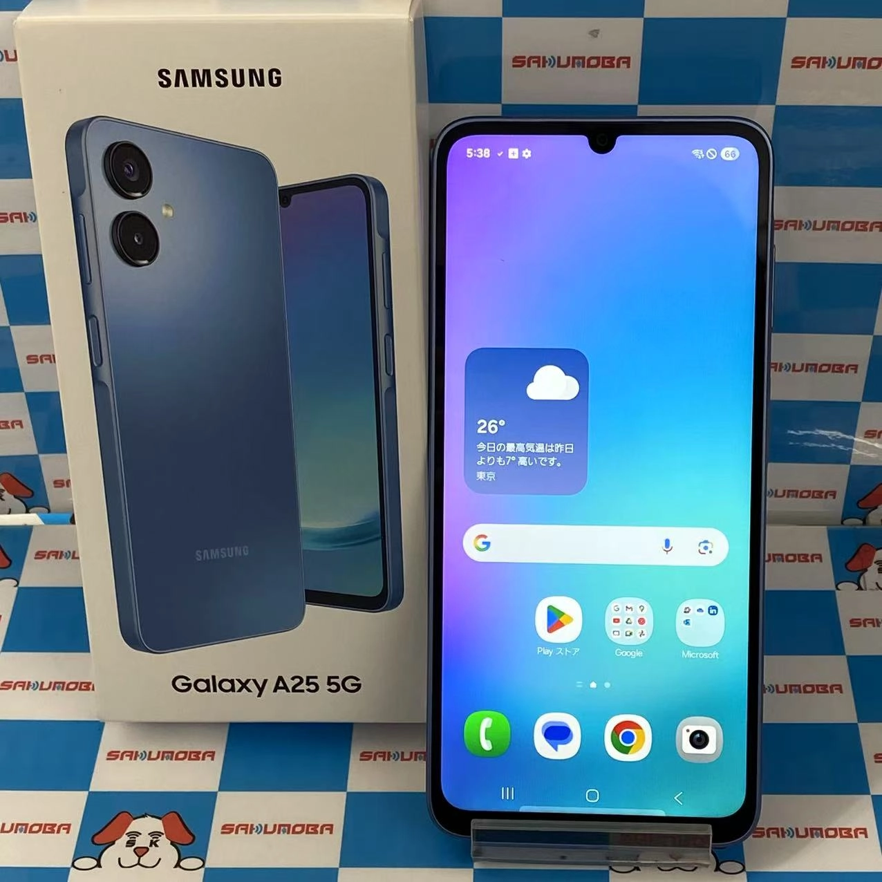 Galaxy A25 5G 4GB/64GB ブルー SC-53F AU版SIMフリー 美品 au | 中古