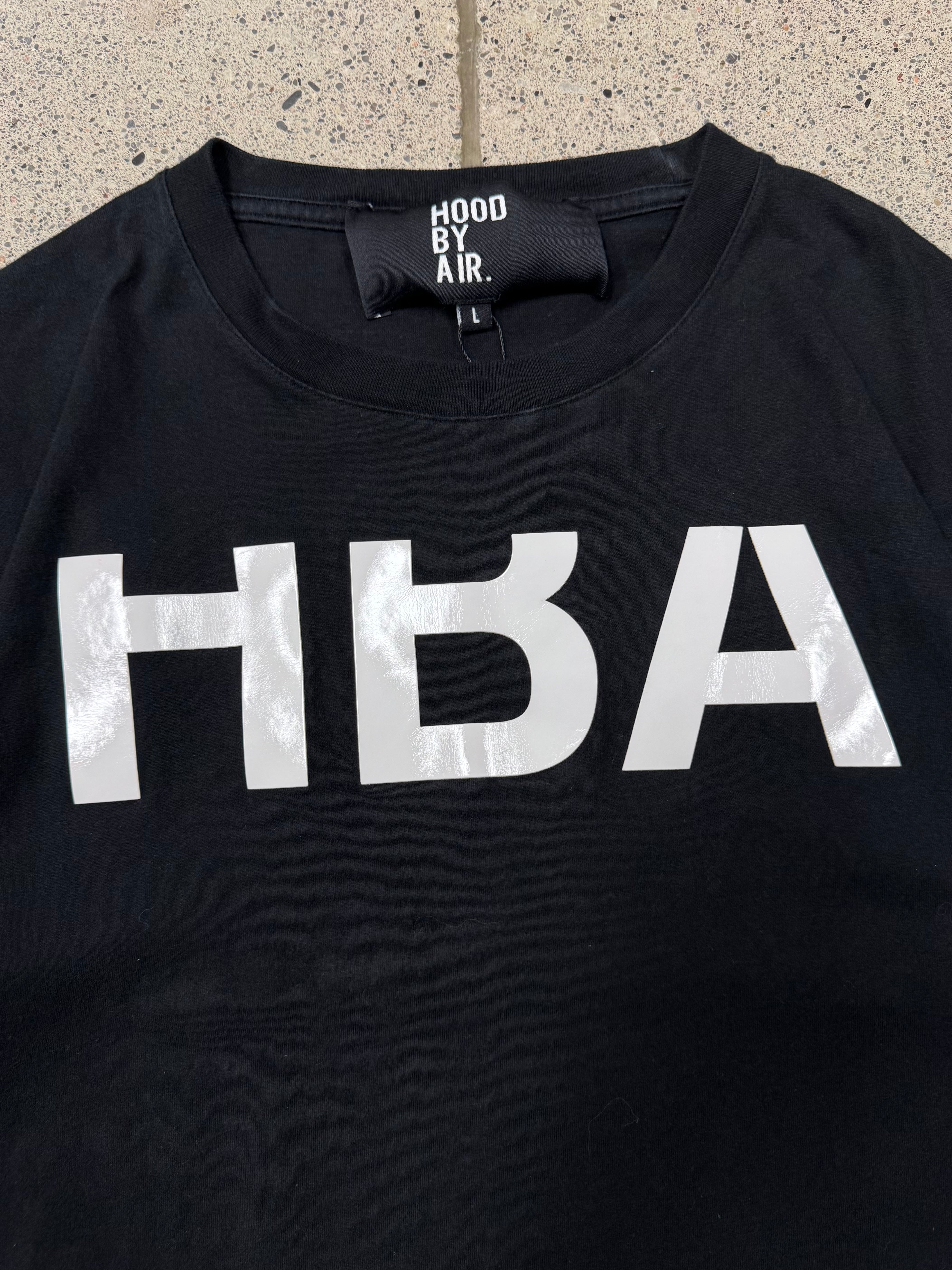Hood by Air 'HBA' Black Logo T-Shirt – Alex Maxamenko