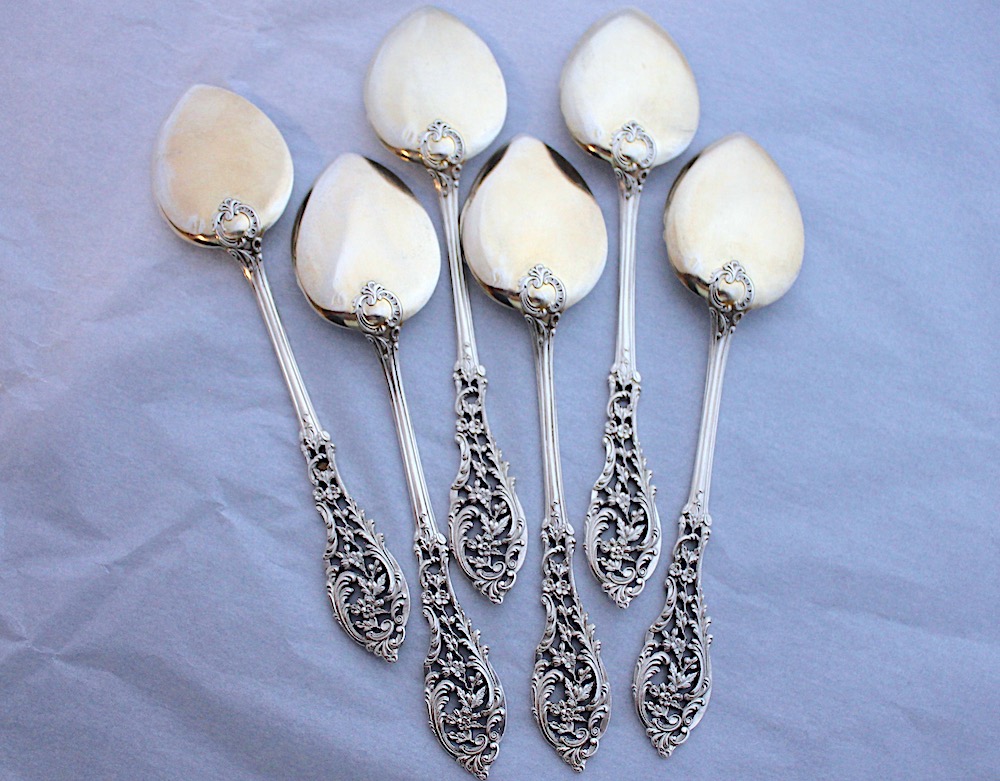 Sold：フレンチシルバー/アイスクリームスプーン6本セット | アリス