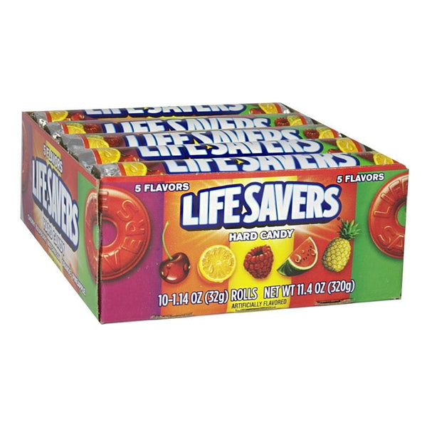All Travel Sizes: Wholesale Life Savers Five Flavors Hard Candy