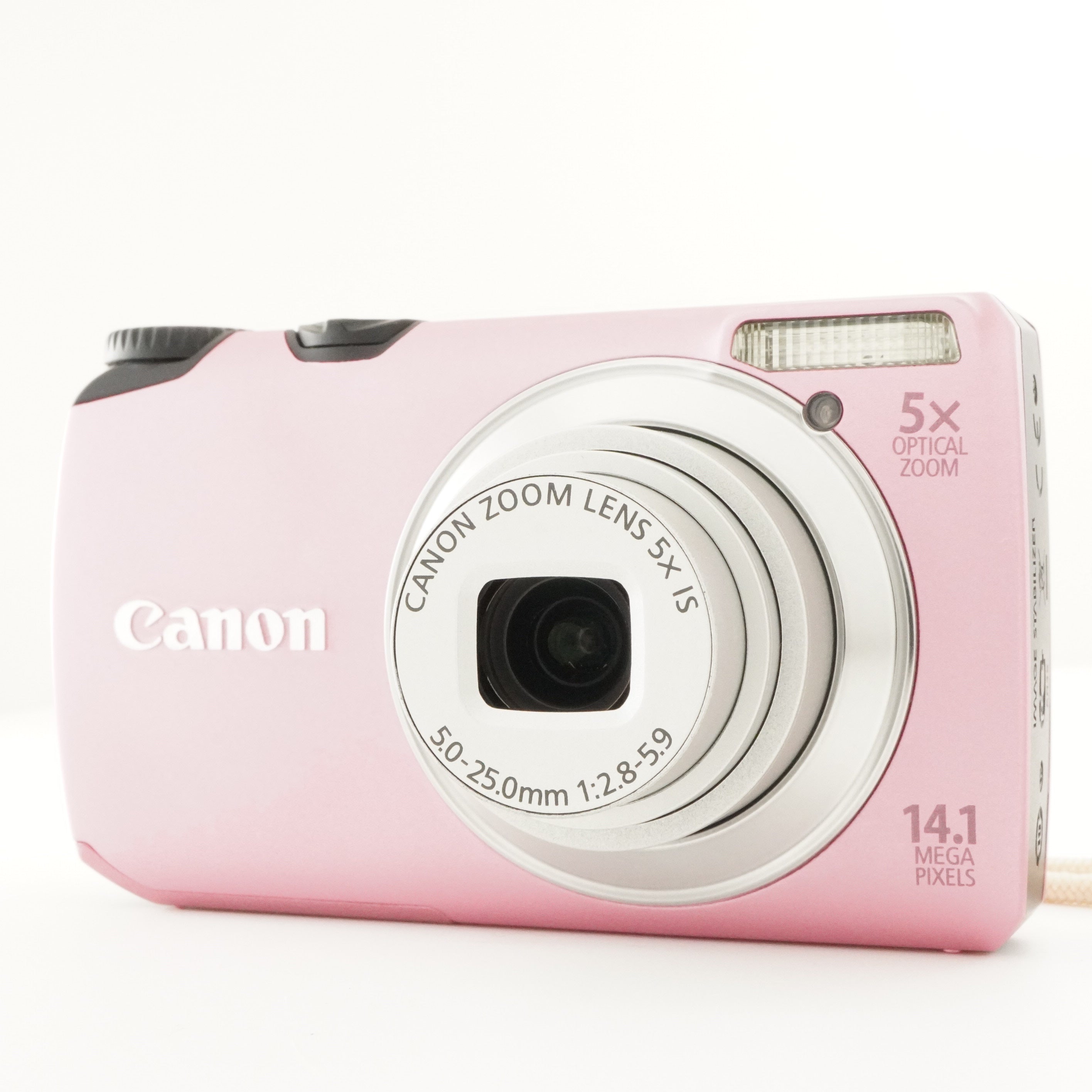 Canon PowerShot A3200 IS Pink In Box +4GB SDCard Digital Camera