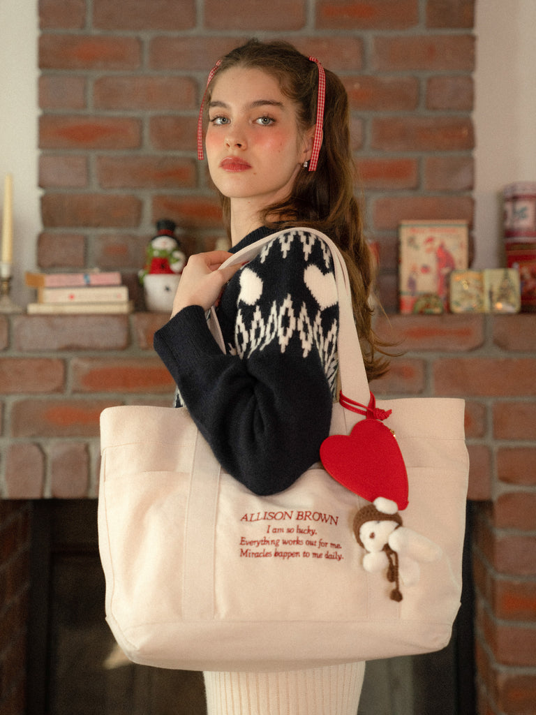 アリソンブラウン トートバッグ ALLISON BROWN Message Tote Bag