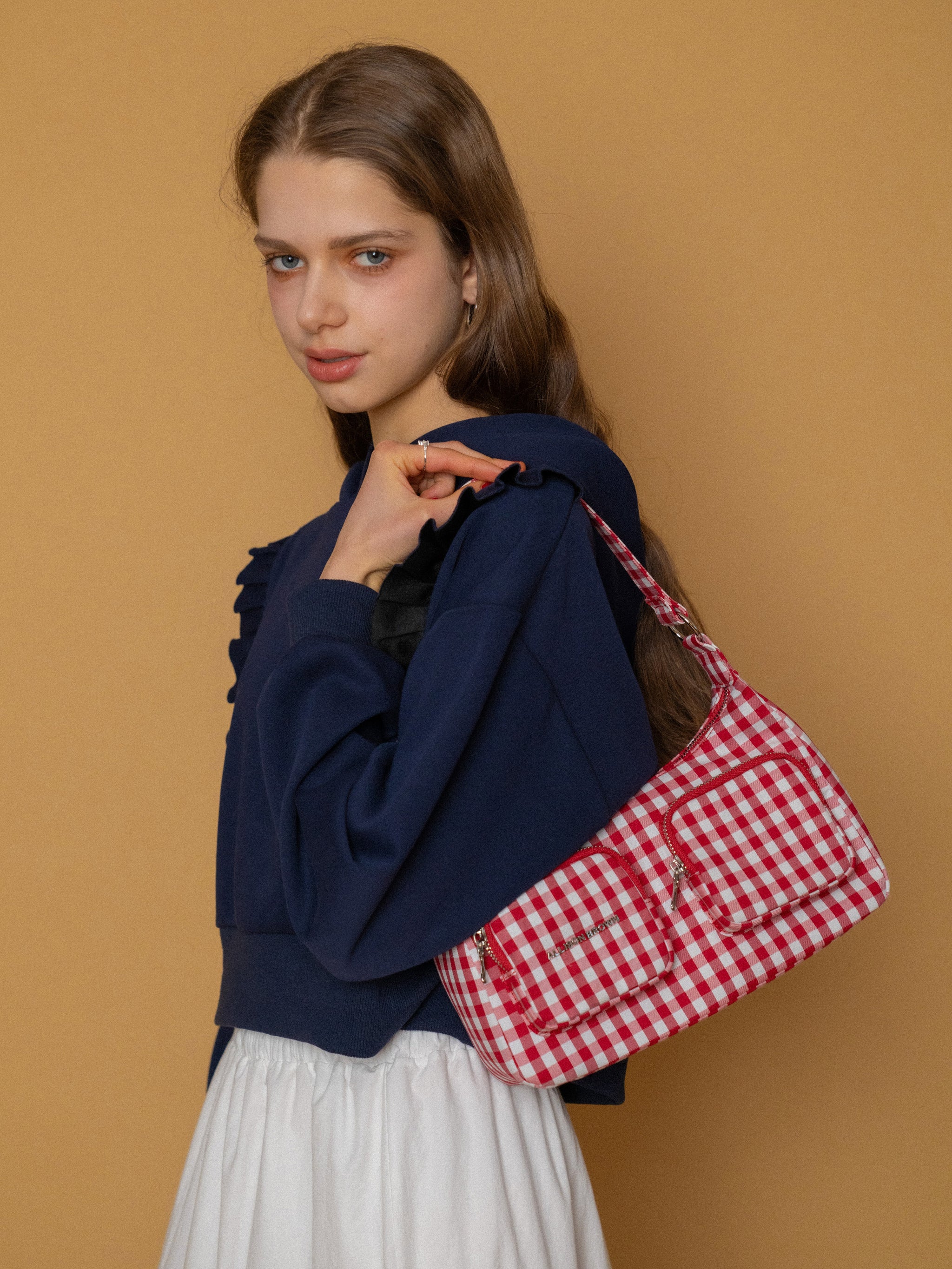 Everyday Ginghamcheck Shoulder Bag – ALLISON BROWN
