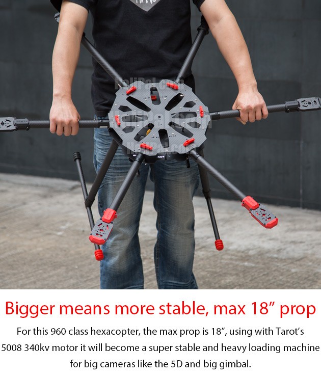 Tarot X6 Drone Kit - Tarot Drones USA / Alpha RC Heli