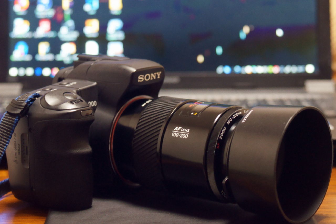 MINOLTA AF ZOOM 100-200mm F4.5 良く写る望遠ズームレンズ | Alpha85