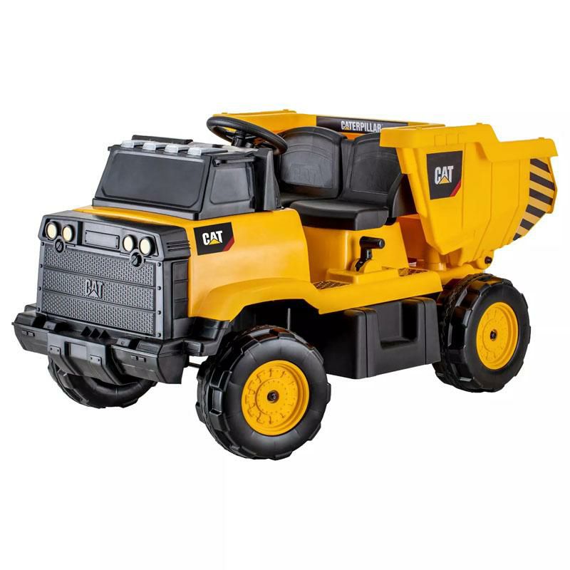 乗用玩具 子供用 電動自動車 CAT ダンプ トラック 乗り物 電気 カー