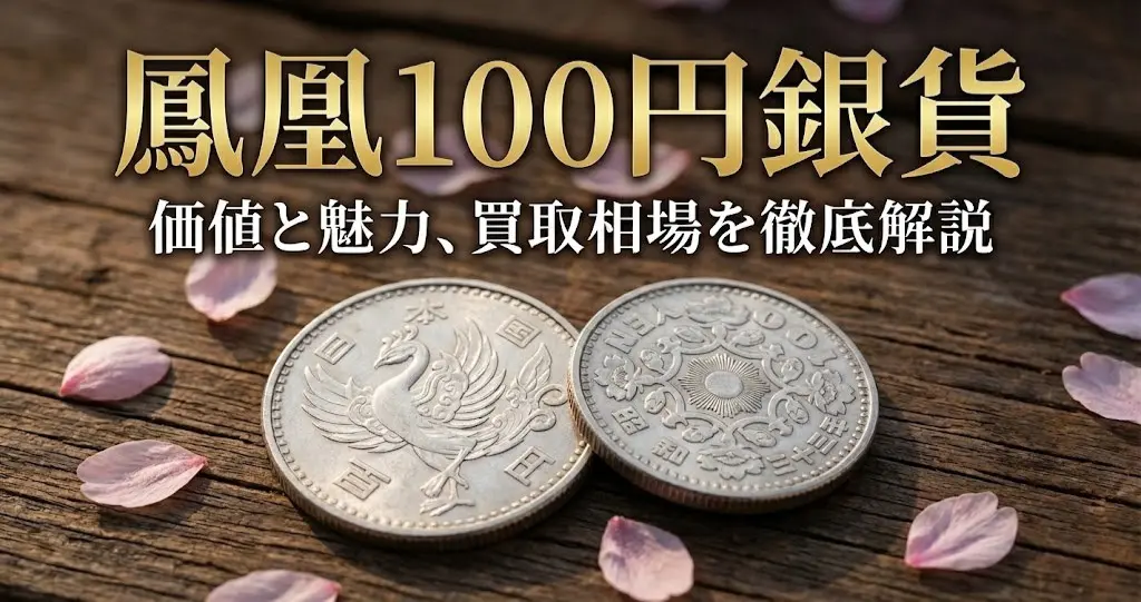 鳳凰100円銀貨の価値はいくら？昭和32～33年製造の旧百円玉 | 古銭買取