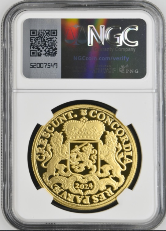 2024オランダ馬上の騎士シルバーライダーリストライク金貨【PF70UC