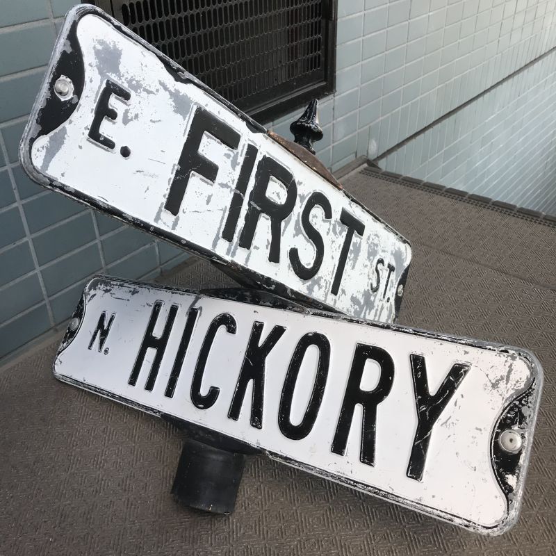 実物！40's〜50's アメリカアンティーク USA道路標識 カリフォルニア