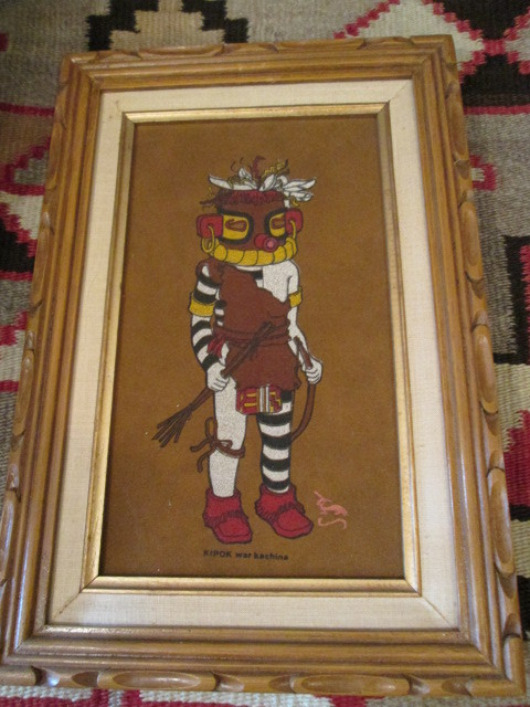 貴重☆ネイティブアメリカン 太陽 サンドペイント砂絵 ナバホ族