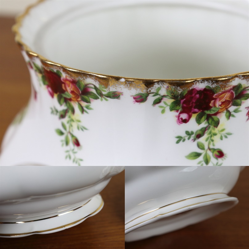 ロイヤルアルバート ROYAL ALBERT オールドカントリーローズ ポット