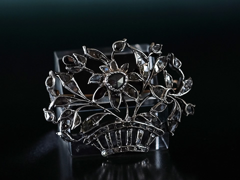 アンティークシルバーシガレットケース（アールヌーヴォー）