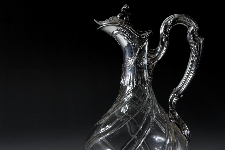 フランス「蓋付片口水差し」《アンティックかとう》