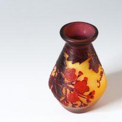 エミール・ガレ「桜文花瓶」《アンティックかとう》