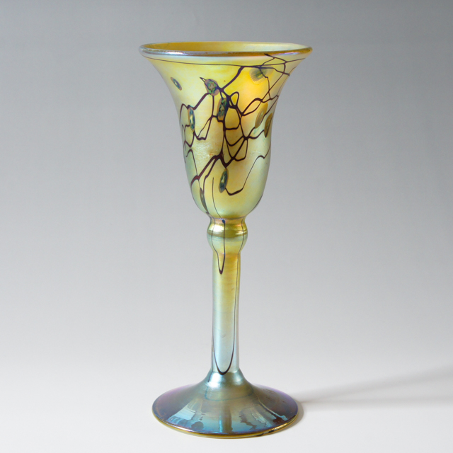 ルイス・カムフォート・ティファニー「幾何学文聖杯」《アンティック