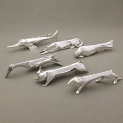 クリストフル 、レリーフが美しいLuis 16世スタイルのナイフレスト6本