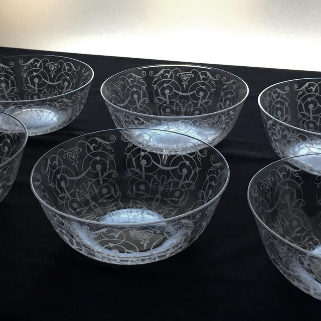 オールドバカラ「ミケランジェロ Michelangelo 小鉢 6客セット