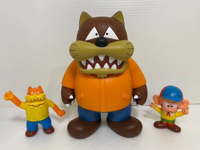 開封品☆箱付☆オオカミ男☆怪物くん☆ソフビ人形 18．5cm 箱