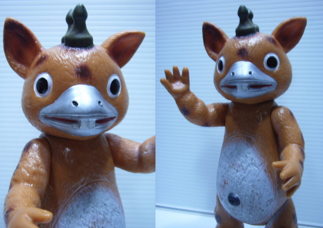 レア☆マルサン 初代 快獣（怪獣） ブースカ ソフビ人形 22．7cm