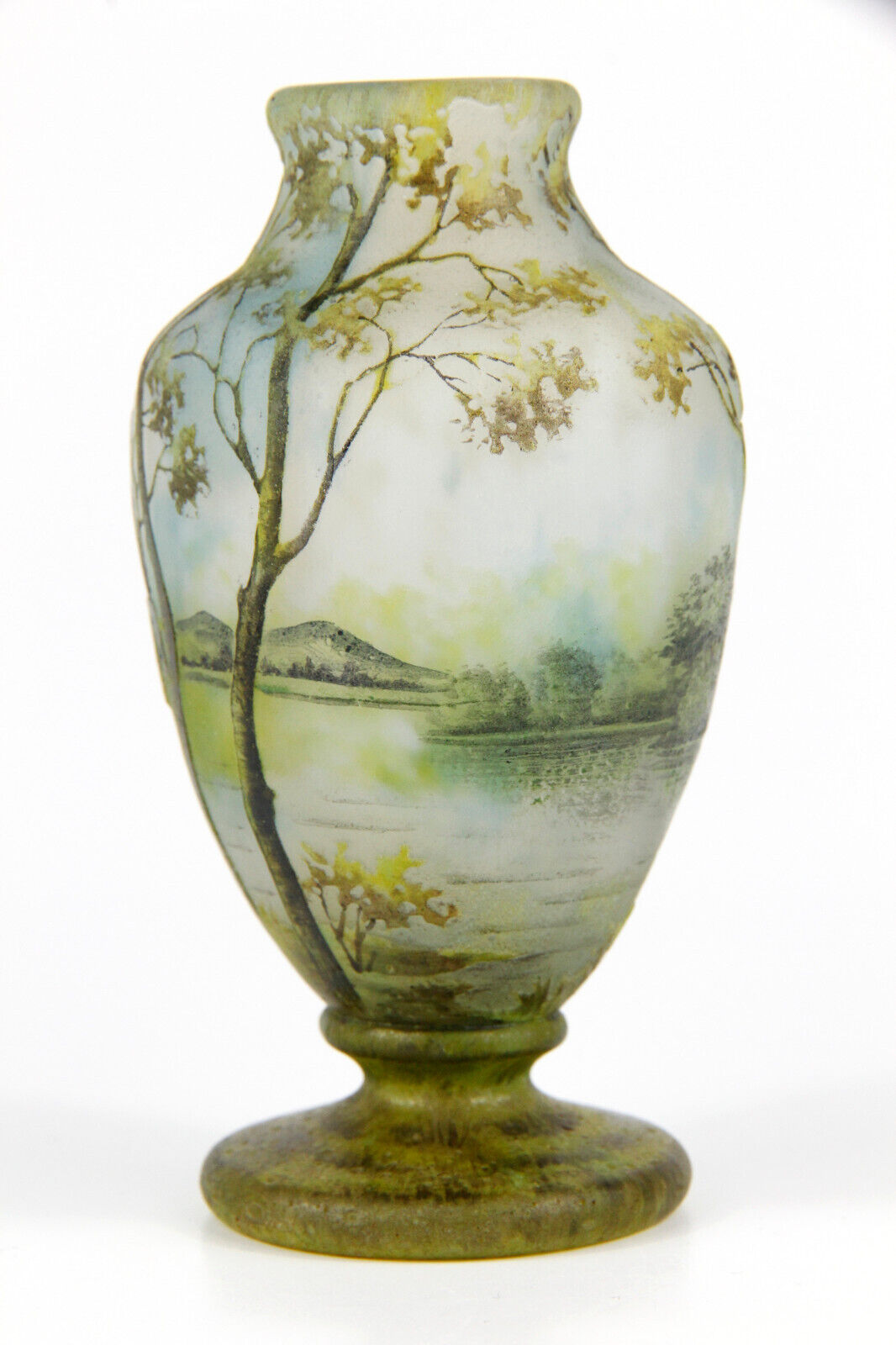 うらさん専用2本セット【証明書付】 ドームナンシー 花瓶 エナメル彩