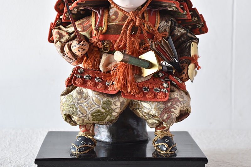 アンティーク 明治 大木平蔵 五月人形 武者人形 大将人形 古い五月人形