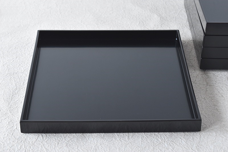 天然木製漆塗 輪島塗 真塗 折敷膳 懐石膳 5客セット 林漆器店 - 生活