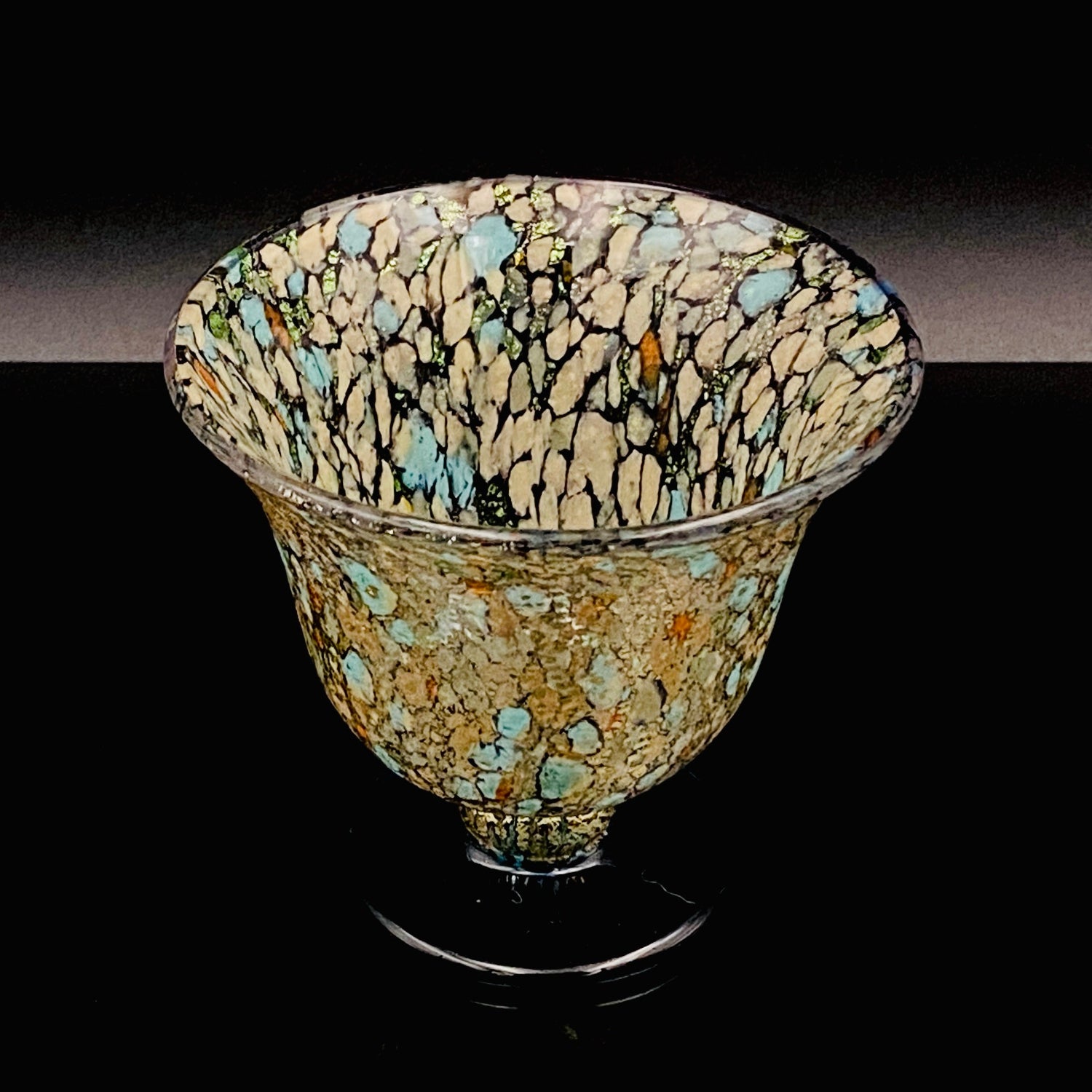 石井 康治 作 手吹き硝子 海月 クラゲ グラス1点 #78 – Antique Liquor