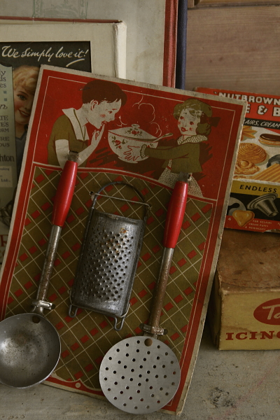 アンティークトイ ミニチュア コーヒーミル ブリキのおもちゃ フランス