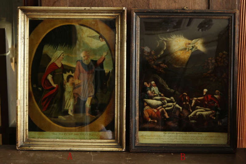 アンティーククリストリウム crystolium reverce glass printing